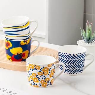 尚行知是 北欧时刻马克杯ins陶瓷杯子创意个性潮流水杯办公室咖啡杯带柄 年轮1个装
