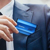 ADATA 威剛 三防高速移動固態硬盤PSSD SE800 藍色 500G