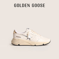 Golden Goose女鞋 Running Sole 银色星星白色休闲运动鞋 白色 35码225mm