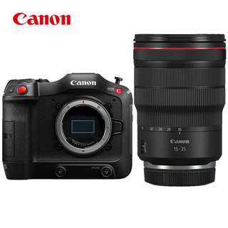 Canon 佳能 CINEMA EOS C70 摄像机 RF15-35mm F2.8 L IS USM 镜头套装（含256G卡+包+备电+滤镜+三脚架）