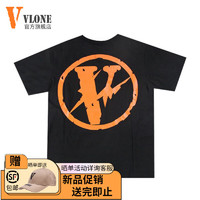 VLONE t恤男 联名大V短袖潮牌2024夏季新款宽松半袖打底衫男装 藤原浩 M