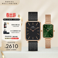 丹尼尔惠灵顿（DanielWellington）DW手表经典复古大方表DW00100467+DW00100445