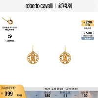 roberto cavalli 罗伯特·卡沃利 RC女士耳环 字母组合吊式耳环Roberto Cavalli