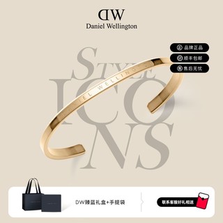 百亿补贴：Daniel Wellington 爆款dw手镯男女同款金色高级轻奢开口手环官方正品520礼物送女友