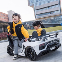 CHILOKBO 智乐堡 兰博基尼儿童电动车四轮汽车带遥控宝宝玩具车可坐人超大双座童车
