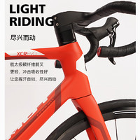 土拨鼠（MARMOT）世界十大碳纤维自行车品牌排行榜成人弯把公路车高端变速赛车单车 心玫粉碳轮升级版