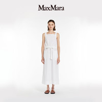 MaxMara 2024春夏女装直筒无袖连衣裙6221064806 白色 42