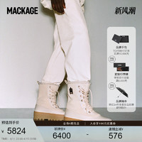 Mackage 女士 HERO加绒系带雪地靴保暖户外