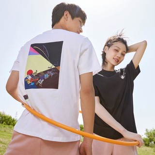 SELECTED 思莱德 创意印花潮流短袖T恤男春夏