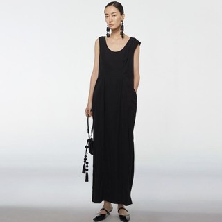 ZHUCHONGYUN 夏季原创设计黑色修身显瘦聚会通勤气质连衣裙女