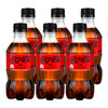 Coca-Cola 可口可樂 芬達碳酸飲料300mL*6瓶無糖零度汽水整箱小瓶裝批發