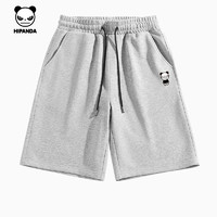 HIPANDA 你好熊猫 潮牌高级基础款纯棉短裤男2024夏季新款运动裤