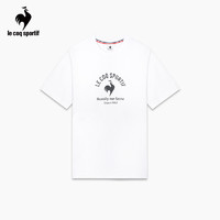 乐卡克 法国公鸡男士夏季纯色圆领运动短袖T恤CB-0106232
