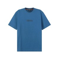 杰尼亚 男士时尚可持续系列棉质圆领短袖T恤 UB364A5 B777