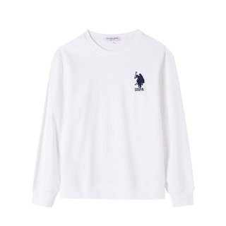 限尺码：U.S. POLO ASSN. 春夏男士简约百搭圆领套头长袖上衣大众休闲柔软亲肤薄款男式卫衣