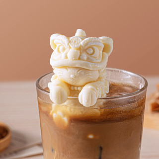 Magic Kitchen 魔幻厨房 挂杯醒狮小熊冰格模具家用咖啡冻冰块制冰食品级硅胶模具