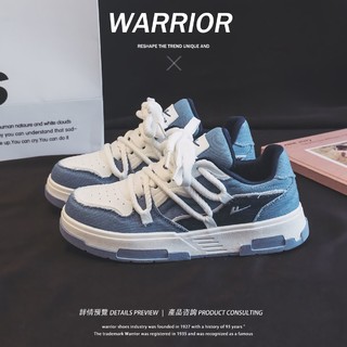 百亿补贴：WARRIOR 回力 女鞋2024春季新款面包鞋女ins潮百搭学生运动鞋厚底增高板鞋