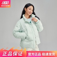 SKECHERS 斯凯奇 秋冬经典百搭女士羽绒外套梭织短款羽绒外套L423W092