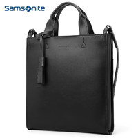 新秀丽（Samsonite）单肩斜挎办公手提袋会议手拿皮包手提商务文件包大容量电脑公文包 DG2*09001 13英寸