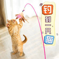 Huan Chong 歡寵網 貓玩具逗貓棒羽毛