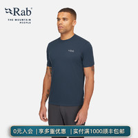 Rab 睿坡 男士Crimp Elevation圆领短袖运动健身T恤登山徒步 QBL-68