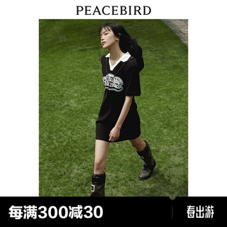 PEACEBIRD 太平鸟 女装 太平鸟夏季新款美式POLO领连衣裙A3FAD2421