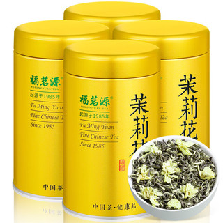 福茗源 茶叶 茉莉花茶500g 2023新茶川派茉莉飘雪花茶四川毛峰年货礼盒 茉莉花茶500g