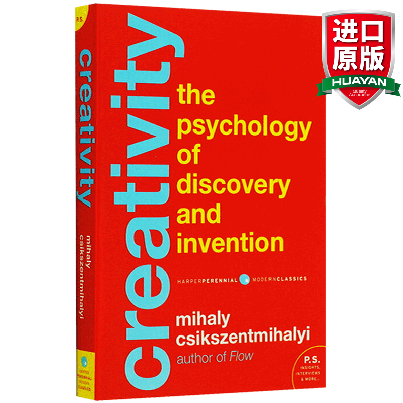 英文原版 创造力 Creativity 心流与创新心理学