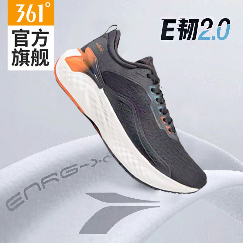 361°男鞋运动鞋2024夏季轻便减震跑步鞋网面透气专业竞速跑鞋