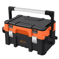TACTIX 拓为 大号工具箱23寸工业级五金整理盒手提箱折叠车载家用电工收纳箱