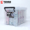 TENMA 天马 塑料带盖玩具收纳箱13升 透明 单个装