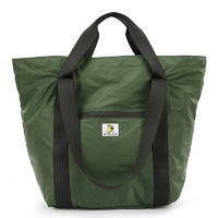 博纳云短途旅行袋男女手提便携可折叠旅行包大容量衣服收纳包单肩防溅水 绿色