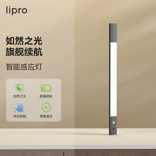 Lipro LED感应灯智能人体感应手扫磁吸衣柜橱柜床头灯起夜灯小夜灯 300mm 充插两用款 自购充电线