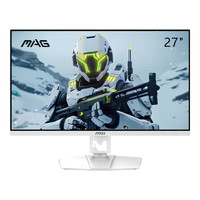 MSI 微星 MAG274URFW 27英寸 4K 纯白配色 160Hz 快速液晶IPS 游戏电竞显示器