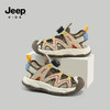 Jeep 吉普 儿童新款凉鞋-24SSA891 卡其色 单层 卡其棕 27码