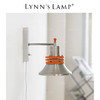 立意 Lynn's立意 北欧中古床头阅读壁灯 工业风过道包豪斯卫生间橙色灯