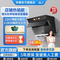 百億補貼：sacon 帥康 C8616RY抽油煙機家用側吸22大吸力燃氣灶套餐自清洗套裝官方