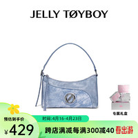 JellyToyboy包包女包JTB集星包2024春季小众设计斜挎包520 牛仔蓝