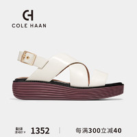 colehaan/歌涵 女士凉鞋 2024春夏白色轻巧透气通勤时尚休闲鞋W29419 白色 36