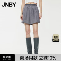 JNBY24夏短裤休闲宽松直筒5O4E13470 955/黑红条/格 XL