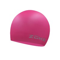 ZOKE 洲克 游泳帽男女通用款素色硅胶泳帽防水护耳舒适不勒头综合训练泳帽
