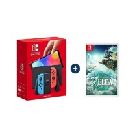 百亿补贴：Nintendo 任天堂 switch OLED国行日版NS switch OLED 塞尔达游戏套装主机