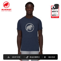 MAMMUT 猛犸象 Core男子户外休闲轻便透气柔软时尚小象印花短袖T恤