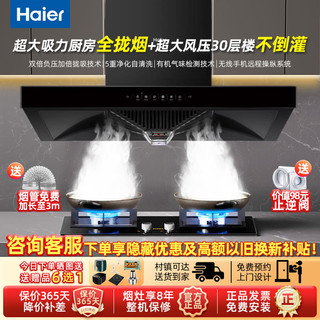 百亿补贴：Haier 海尔 燃气灶天然气 双灶具 云鼎式支锅架Q2BE50(12T)