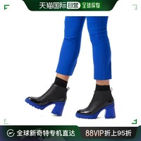 SOREL 日潮跑腿Sorel 女款时尚高跟短靴 黑色 蓝色 23.0cm 77945148