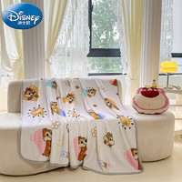 迪士尼（Disney）A类牛奶绒毛毯加厚保暖盖毯幼儿园午睡毯被子秋冬季宿舍盖被 奇奇蒂蒂 100×140cm