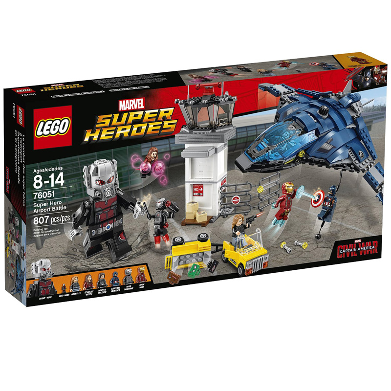 乐高（LEGO） 乐高 LEGO 超级英雄系列 复仇者联盟 早教 拼插积木 玩具 6-14岁 机场之战 76051