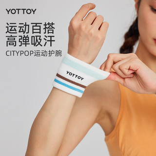 YOTTOY 运动护腕护套女腱鞘手腕带羽毛球吸汗擦汗手腕固定器春夏护腕