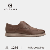 COLE HAAN 歌涵 colehaan/歌涵 男鞋牛津鞋 24年春季布洛克雕花休闲皮鞋男C37963 深褐色-C37963 41