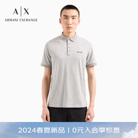 阿玛尼ARMANI EXCHANGE24春季AX男装翻领简约纯色POLO衫